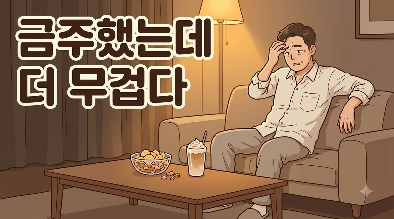 지방간 소견 듣고 술을 끊었는데 몸이 더 무거워진 40대  한의원 일동대영한의원