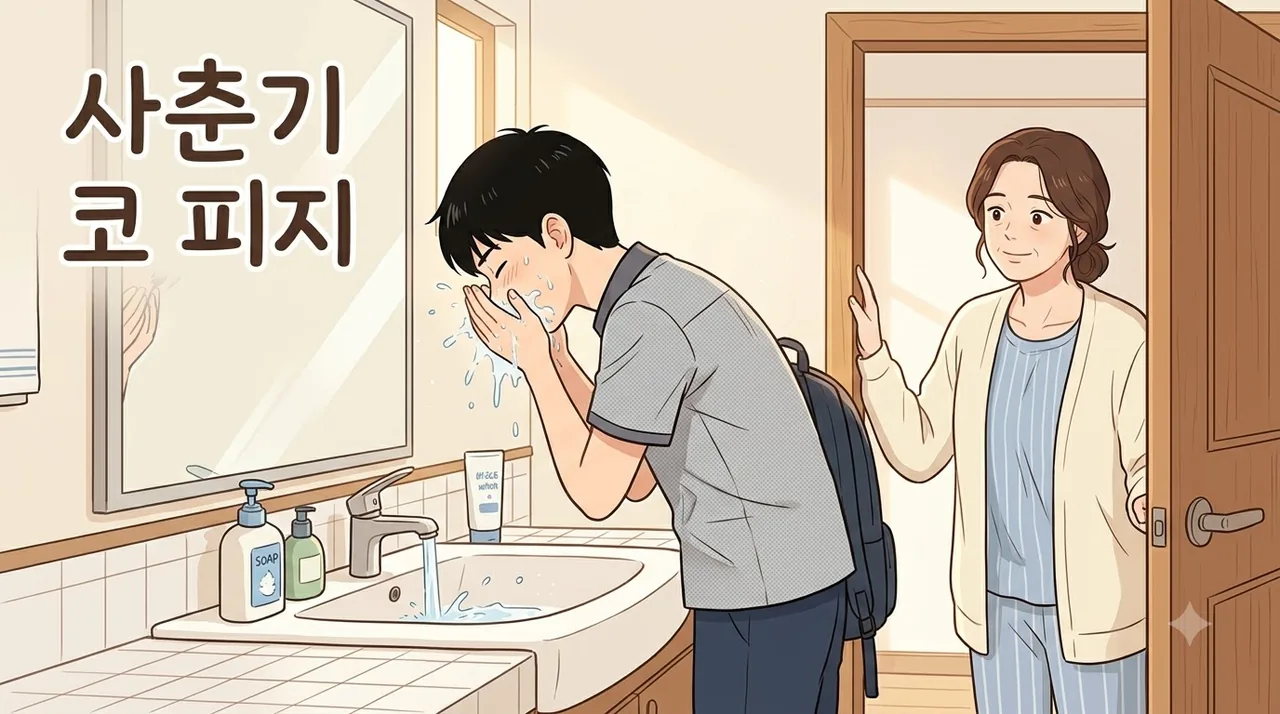 포천 포천 중학생 아들 코에 까맣게 박힌 피지 한의원 일동대영한의원
