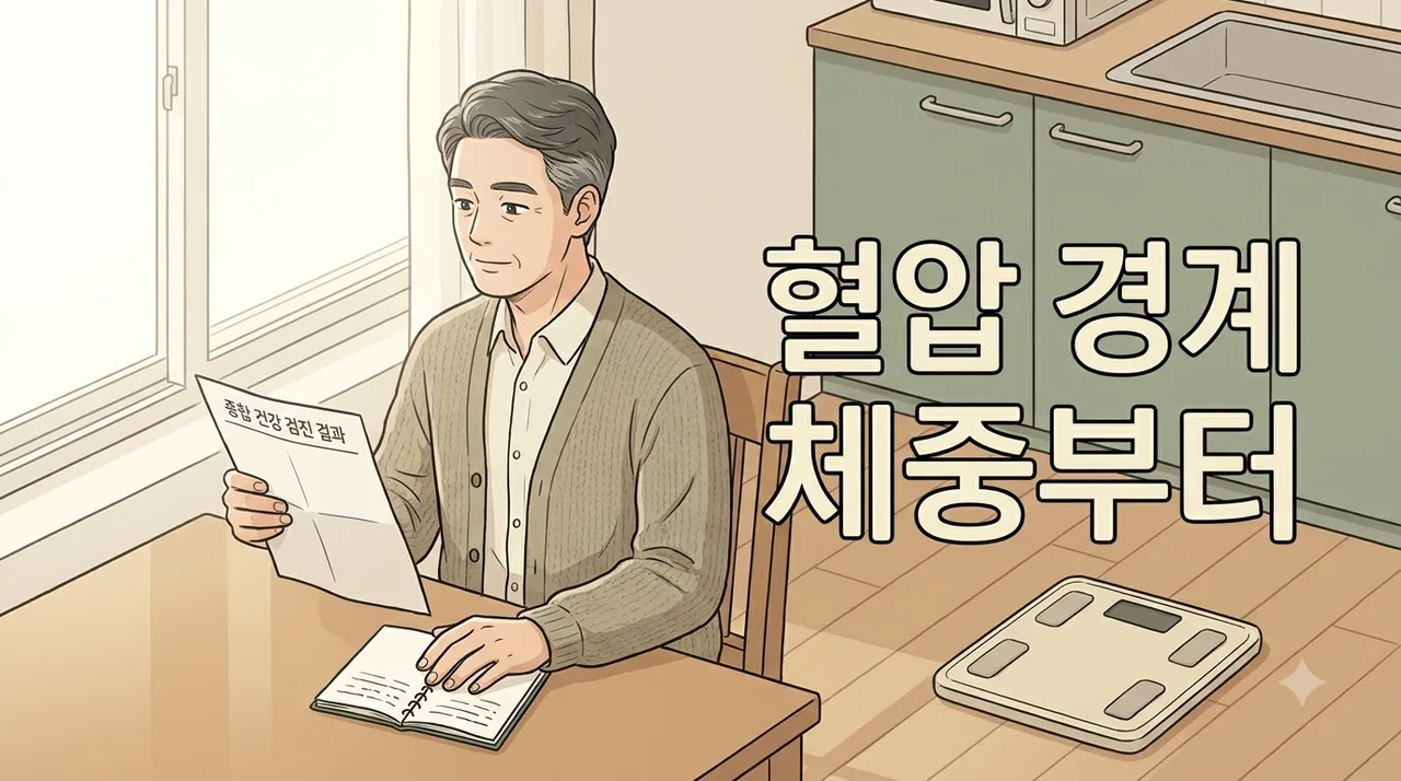 혈압이 경계라는 말을 듣고 약보다 체중부터 줄여보라는 권유 한의원 일동대영한의원