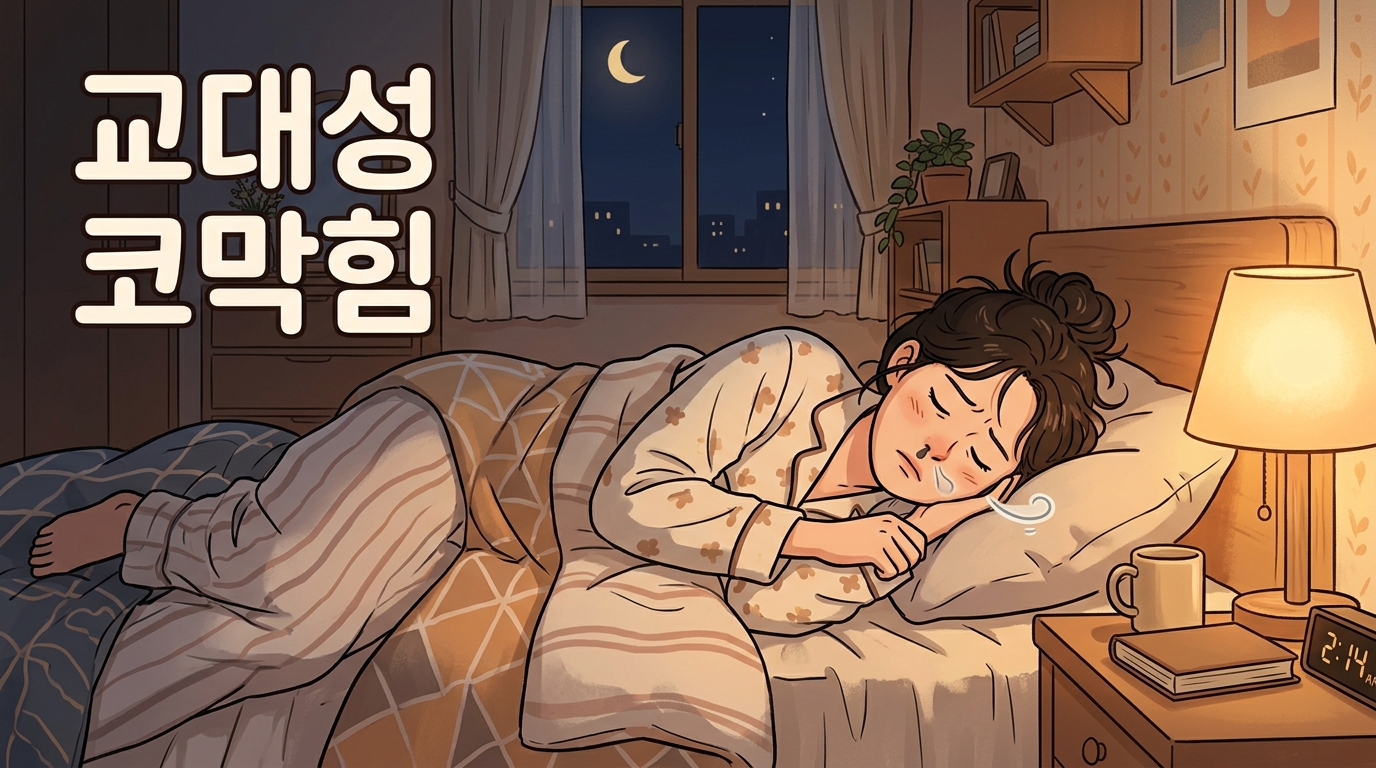 진접 교대성 코막힘 포천일동대영한의원 진접 교대성 코막힘 포천일동대영한의원 - 누우면 아래쪽 콧구멍만 막히는 이유, 진접에서 밤마다 코 뒤척이는 분들께