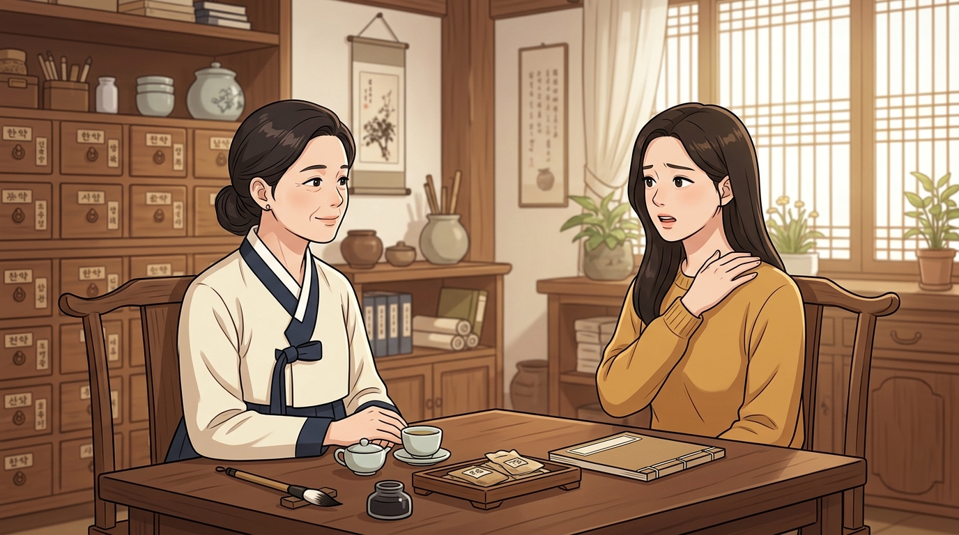 진접 귀뒤 목 당김 포천한의원 - 반복된다면 아픈 자리 밖도 함께 봐야 합니다