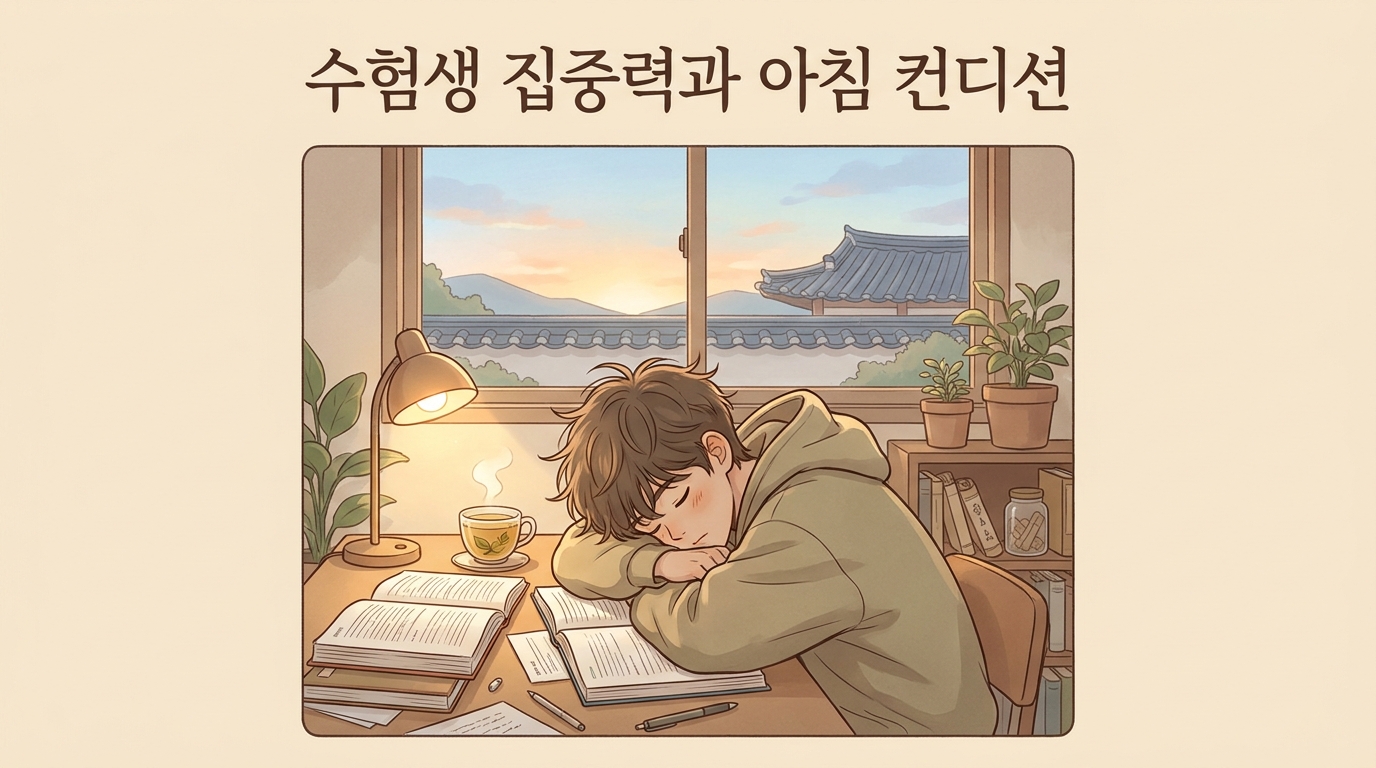 진접 수험생보약 포천일동대영한의원 - 수험생이 집중이 안 되고 아침에 못 일어나는 시기, 몸부터 살펴봐야 합니다
