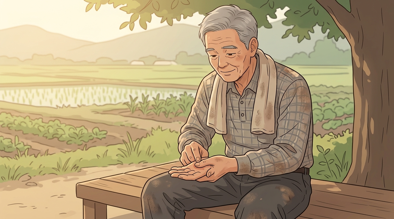 창수 손바닥 얼얼함 - 손끝이 아닌 손바닥 한가운데가 얼얼하다면