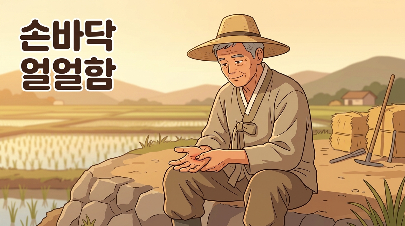 창수 손바닥 얼얼함 포천일동대영한의원 - 창수 밭일 뒤 손가락 끝보다 손바닥 가운데가 얼얼할 때