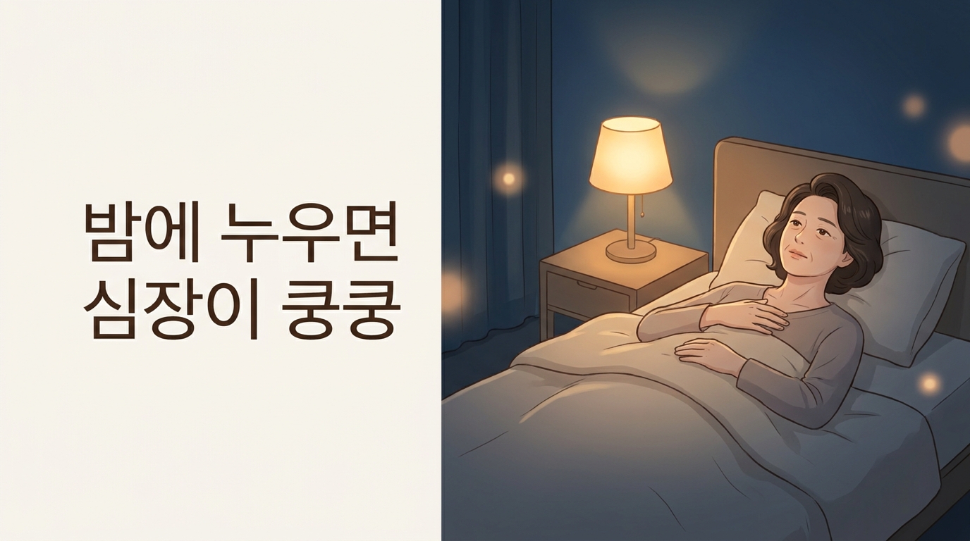 철원 심계항진 포천일동대영한의원 철원 심계항진 포천일동대영한의원 - 밤에 누우면 심장이 쿵쿵 느껴져 잠이 안 올 때