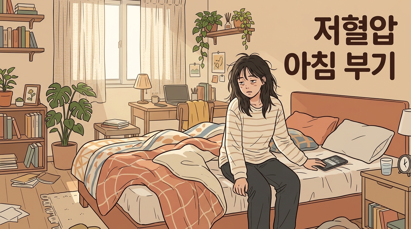 철원 저혈압 아침 부기 기허 포천일동대영한의원 - 철원 자취방 20대, 아침마다 눈꺼풀 붓고 몸이 천근만근인데 저혈압인가요