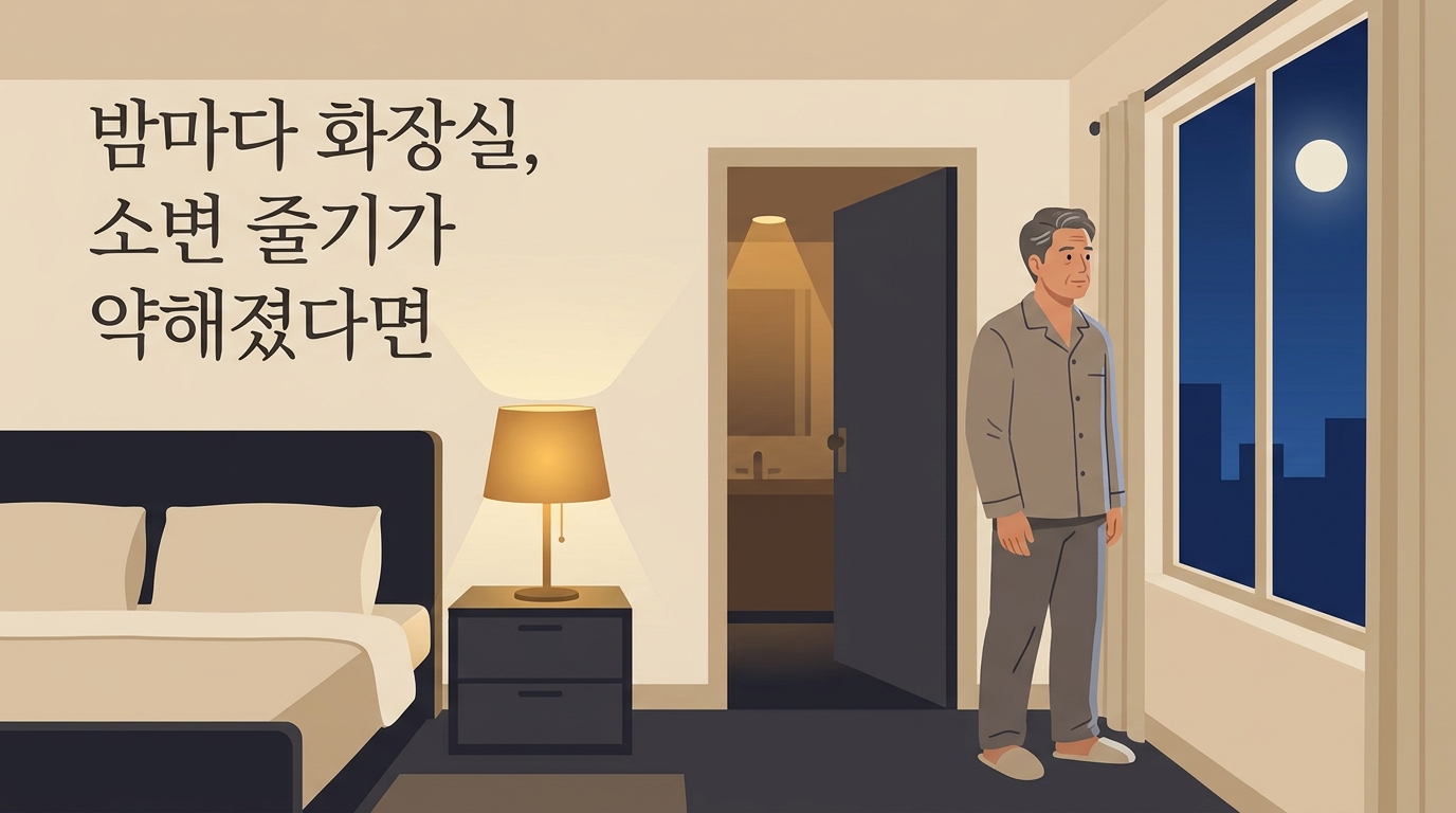 포천 전립선 포천일동대영한의원 - 소변 줄기가 약해지고 밤에 화장실을 자주 가는 중년 남성