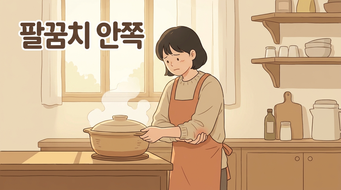 화현 팔꿈치 안쪽 통증 포천일동대영한의원 화현 팔꿈치 안쪽 통증 포천일동대영한의원 - 화현 무거운 냄비를 내린 뒤 팔꿈치 안쪽이 당겨 젓가락질이 불편하다면